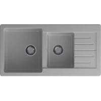 Кухонная мойка GranFest Practik 980KL 97,7x50,3 см, серый
