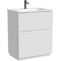 Тумба под раковину Sancos Folk Floor FL70FW 69 см, напольная, белый матовый