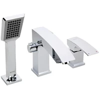 Смеситель на борт ванны Gappo G1107 с душевым гарнитуром, хром