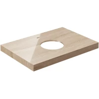 Столешница 70 см бежевый глянец для накладных раковин Kerama Marazzi Canaletto Риальто CN70.SG560422R