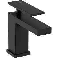 Кран для холодной воды Hansgrohe Tecturis E 73013670 без донного клапана, черный матовый