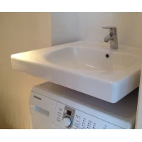 Раковина Пилот 60x60 см с креплением, сифоном и кронштейном Santek 1.WH30.1.971