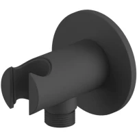 Подключение для душевого шланга с держателем Whitecross Y Y1015BL черный матовый