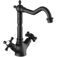 Смеситель для раковины Timo Nelson 0143/03F черный матовый