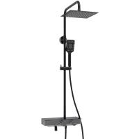 Душевая система 250 мм WasserKRAFT Abens A114.255.130.CB T