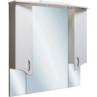 Зеркальный шкаф 106,2x105 см белый Runo Севилья 00000000596