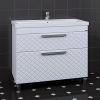 Тумба белый глянец 97 см Санта Калипсо 217011лN