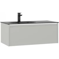 Тумба с раковиной кашемир матовый 90 см ORKA Lisbon 5001429