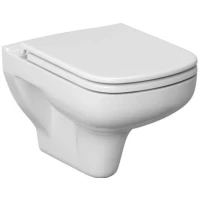 Унитаз подвесной Cersanit Colour MZ-COLOUR-COn-DL-w безободковый, с сиденьем микролифт, белый