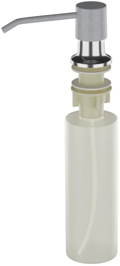 Дозатор для жидкого мыла Ulgran U-01-342 330 мл, встраиваемый, для кухни, графит