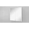 Зеркальный шкаф 80,3x80 см белый матовый Velvex Klaufs zsKLA.80-216 - 2