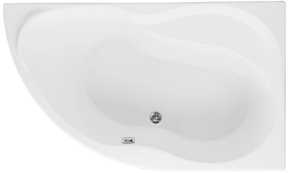 Акриловая ванна 148,3x88,8 см правая Aquanet Graciosa 00205389 мебель для ванной aquanet токио 130 подвесная правая белая под стиральную машину
