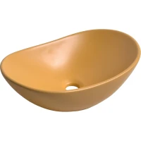 Раковина-чаша GID 9133orm 48x30,5 см, накладная, оранжевый матовый