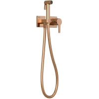 Гигиенический душ Teska Liva Tera T5439 со смесителем, розовое золото