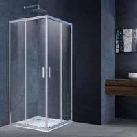 Душевой уголок 80x80 см Vincea Alpha VSS-3AL800CL прозрачное