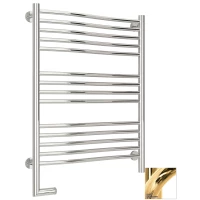 Полотенцесушитель электрический 800x600 золотой МЭМ левый Сунержа Флюид 2.0 03-5220-8060