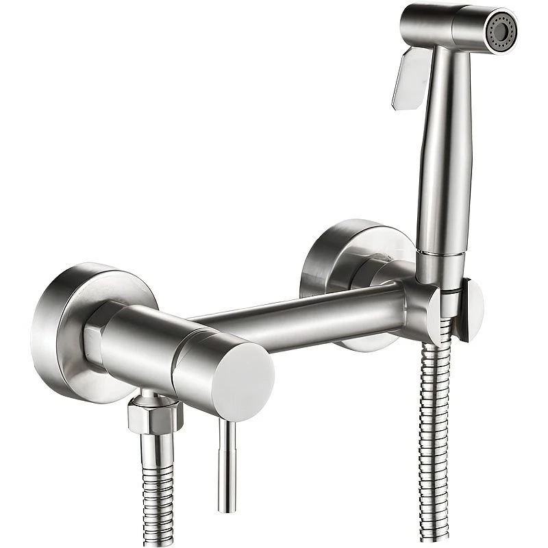 Гигиенический душ Haiba HB5520 со смесителем, нержавеющая сталь смеситель для ванны haiba hb801 2 сталь hb22801 2