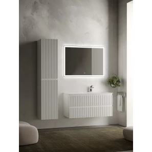 Изображение товара комплект мебели белый матовый 101 см sancos snob r snr100rw + cn7015 + ci1000