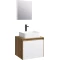 Комплект мебели дуб балтийский/белый глянец 61 см Aqwella 5 Stars Mobi MOB0106DB + MOB0706W + 4640021064269 + SM0206 - 1