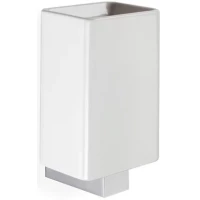 Стакан для зубных щеток Stil Haus Gea GE10(08) настенный, хром/белый