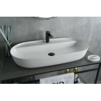 Раковина-чаша GID N9347 81x41 см, накладная, белый
