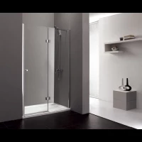 Душевая дверь распашная Cezares Verona 120 см текстурное стекло VERONA-W-B-12-120-P-Cr-R