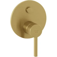 Смеситель для ванны Kludi Nova Fonte Puristic 20759N015 встраиваемый, золотой матовый