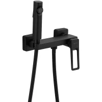 Гигиенический душ Shevanik S6805H-1 со смесителем, черный матовый