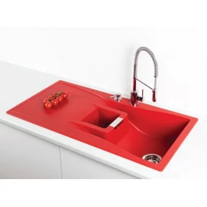 Изображение товара кухонная мойка schock waterfall 60d красный 700800