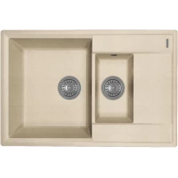 Кухонная мойка Florentina Консул 760К 23.025.D0760.107 76x50 см, песочный