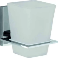 Стакан для зубных щеток Sanibano Agatha H9950/16CR настенный, хром