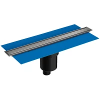 Душевой трап (лоток) VitrA Eco-Flow 59980477000 40 см, с решеткой, щелевой, матовый хром