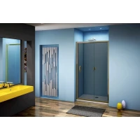 Душевая дверь 110 см Good Door Jazz WTW-110-B-BR тонированное