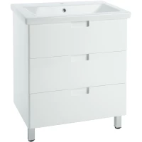 Тумба белый глянец 56,2 см Bellezza Пегас 4630409140012