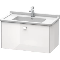 Тумба белый глянец 82 см Duravit Brioso BR404201022