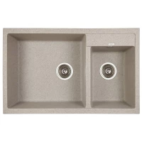 Кухонная мойка Kaiser песочный мрамор KG2M-8050-SB