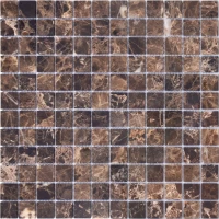 Мозаика Pietrine 4 Emperador Dark POL 23x23x4