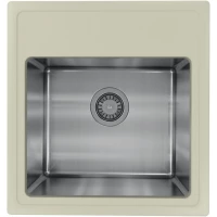 Кухонная мойка Florentina Комби 480 21.455.B0480.305 48x51 см, нержавеющая сталь/грей