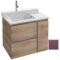 Тумба медный бетон 76 см 2 ящика и 1 дверца Jacob Delafon Soprano EB1330-N28