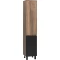 Пенал Brevita Dakota DAK-050350-19/02П напольный R, черный матовый/дуб галифакс - 2