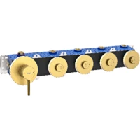 Смеситель для ванны Raglo R20.274.03 встраиваемый, золотой матовый