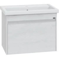 Тумба под раковину Санта Уран 700386 66,4 см, подвесная, светлый дуб