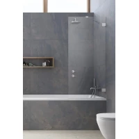 Шторка для ванны Radaway Essenza Pro Brushed Nickel PNJ II 100 10101100-91-01 прозрачное