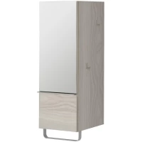 Полуколонна дуб шампань с зеркальной дверцей шарниры слева Jacob Delafon Odeon Up EB893G-E19