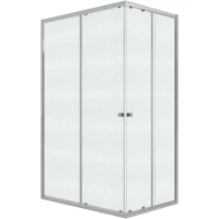 Душевой уголок Niagara NG-1129-14QMT 117x87,5 см, профиль хром, стекло колотый лед