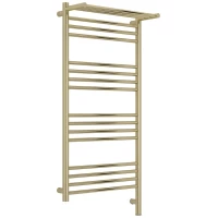 Полотенцесушитель электрический Сунержа Богема с полкой 3.1 03-6007-1050 1000x500, МЭМ правый, золотой