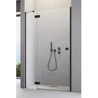 Душевая дверь Radaway Essenza Black DWJ 100 Left 1385014-54-01L 100 см L, профиль черный матовый, стекло прозрачное