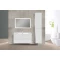 Комплект мебели белый глянец 100 см Vincea Vico VMC-2V100GW + VCB-2VP100W + VLM-2A100 - 2