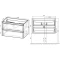 Комплект мебели белый глянец 100 см Vincea Vico VMC-2V100GW + VCB-2VP100W + VLM-2A100 - 9
