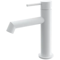 Смеситель для раковины Wonzon & Woghand WW-H1063-MW белый матовый